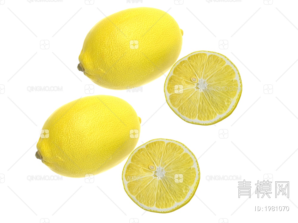 水果 柠檬SU模型下载【ID:1981070】