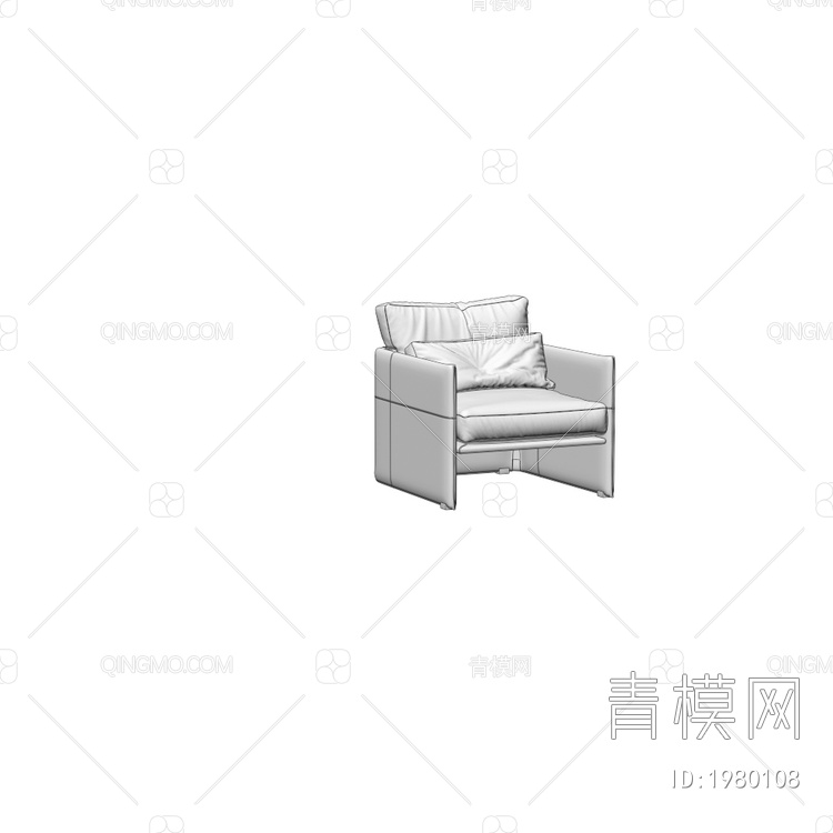 担任沙发休闲椅3D模型下载【ID:1980108】