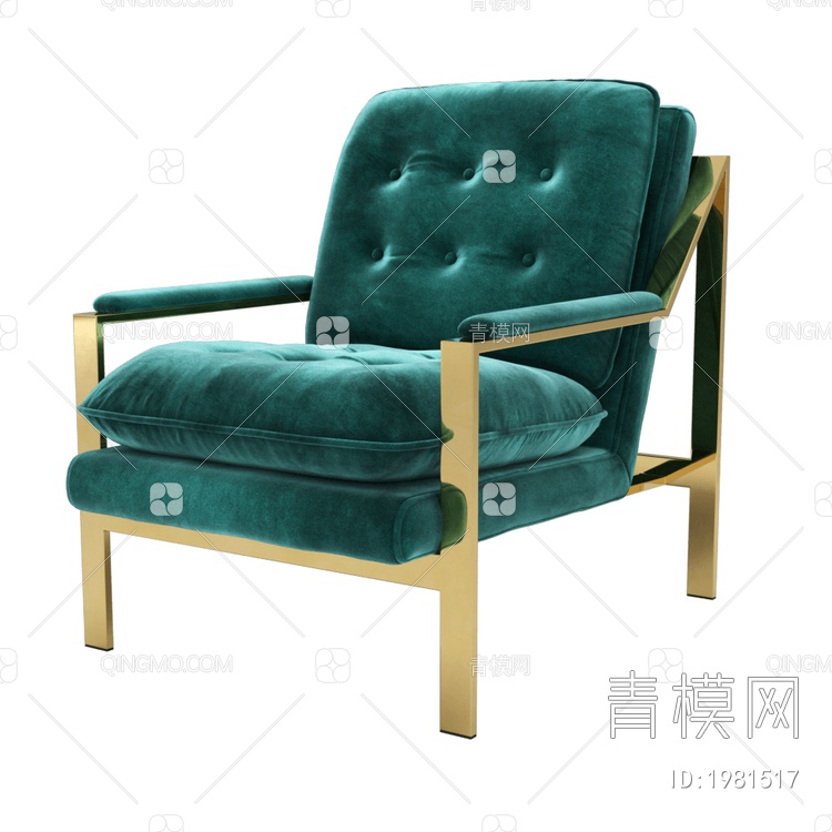休闲沙发椅3D模型下载【ID:1981517】