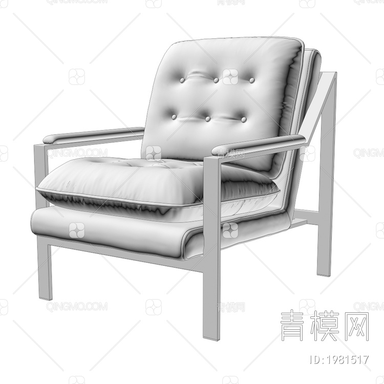 休闲沙发椅3D模型下载【ID:1981517】