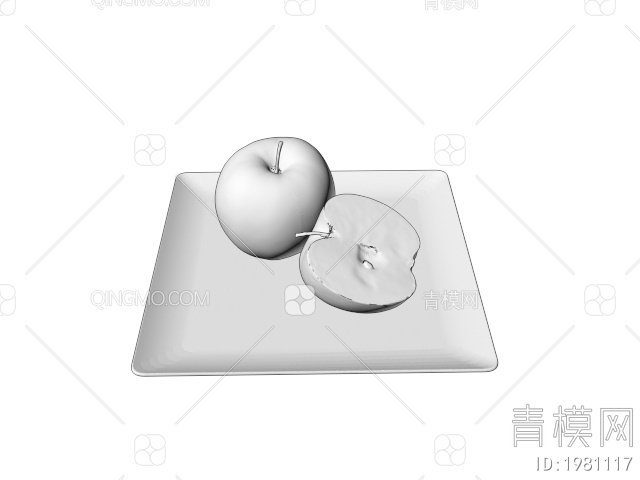 水果 苹果3D模型下载【ID:1981117】