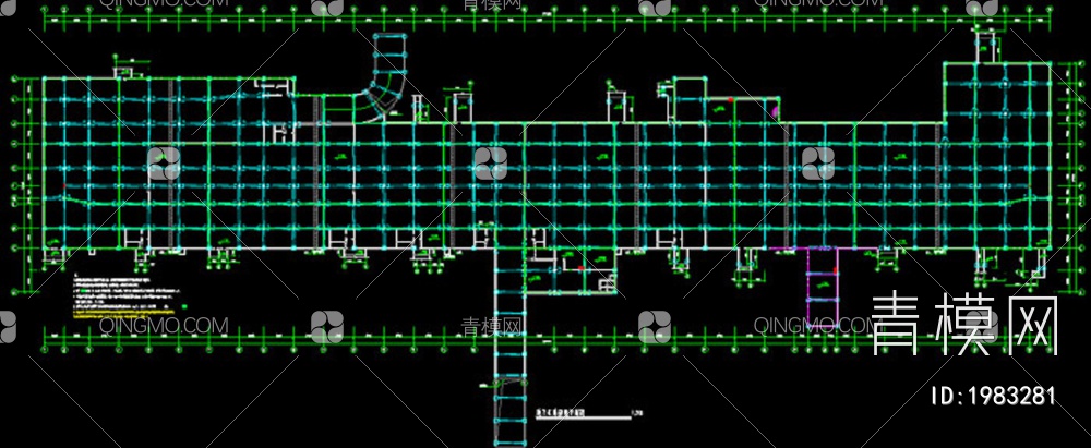 地下车库消防报警CAD图【ID:1983281】