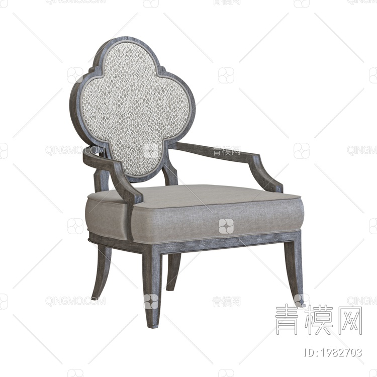 单人休闲沙发椅3D模型下载【ID:1982703】
