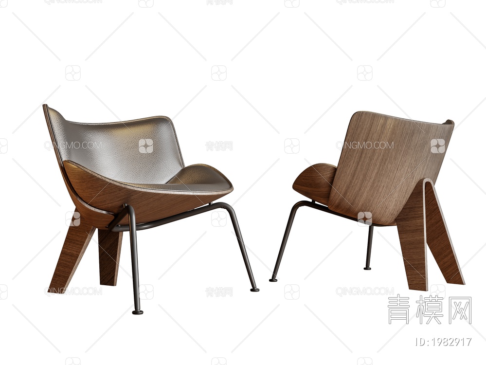 休闲椅3D模型下载【ID:1982917】