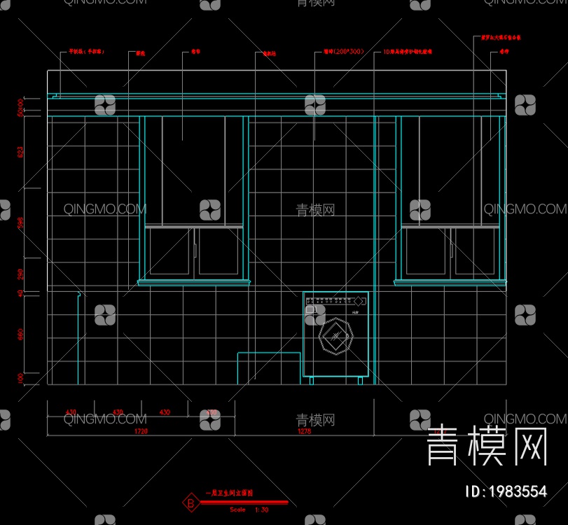 别墅设计方案施工图【ID:1983554】