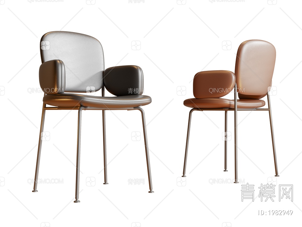餐椅3D模型下载【ID:1982949】