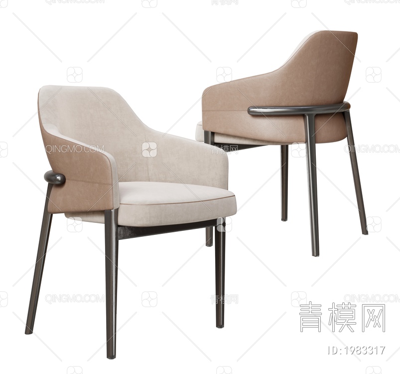 餐椅3D模型下载【ID:1983317】