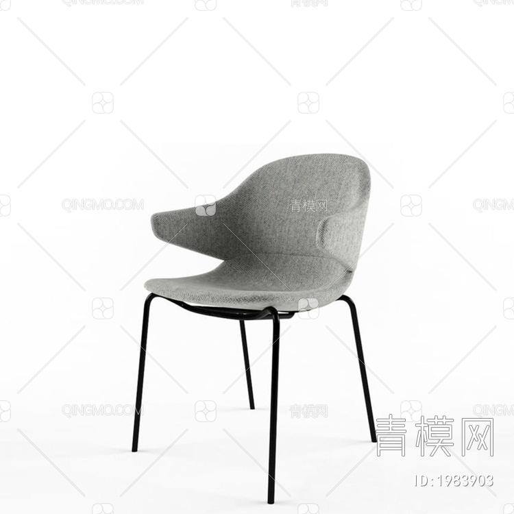 单椅 餐椅 休闲椅3D模型下载【ID:1983903】