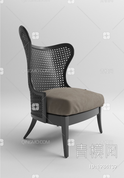 单人休闲椅3D模型下载【ID:1984139】