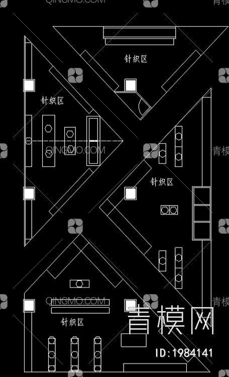 某商场二层平面布置图【ID:1984141】