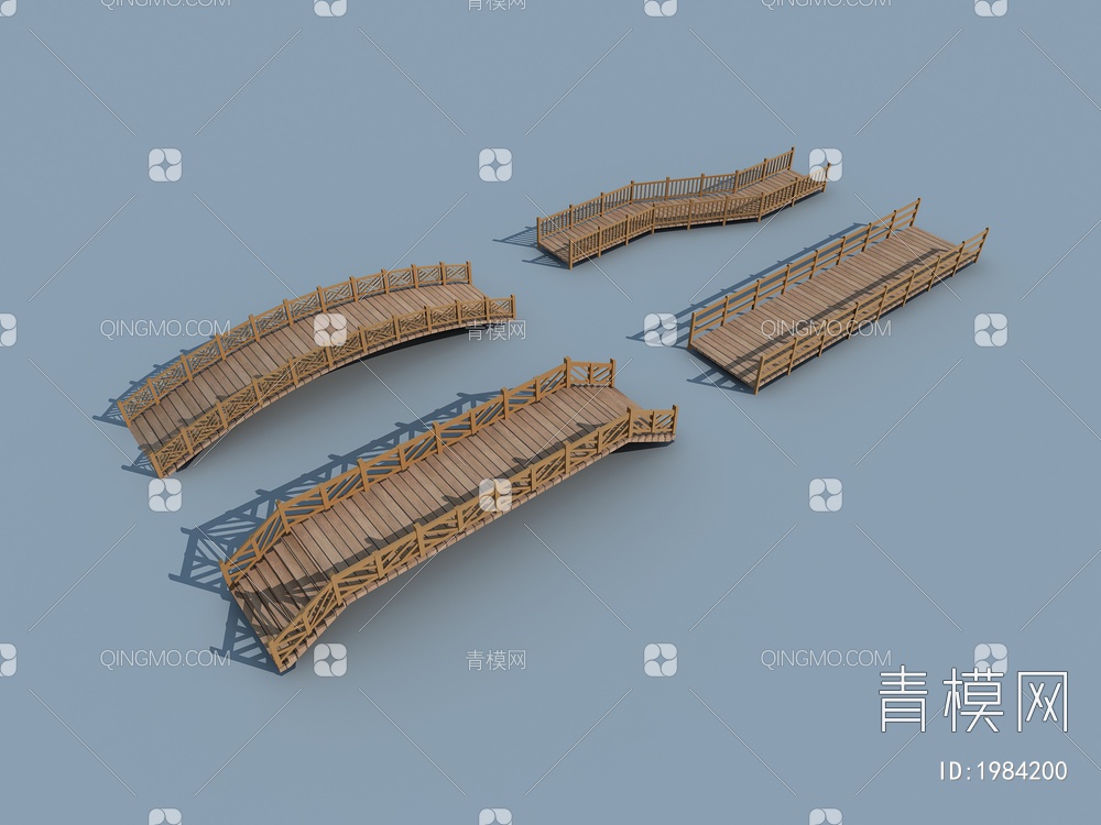 木桥3D模型下载【ID:1984200】