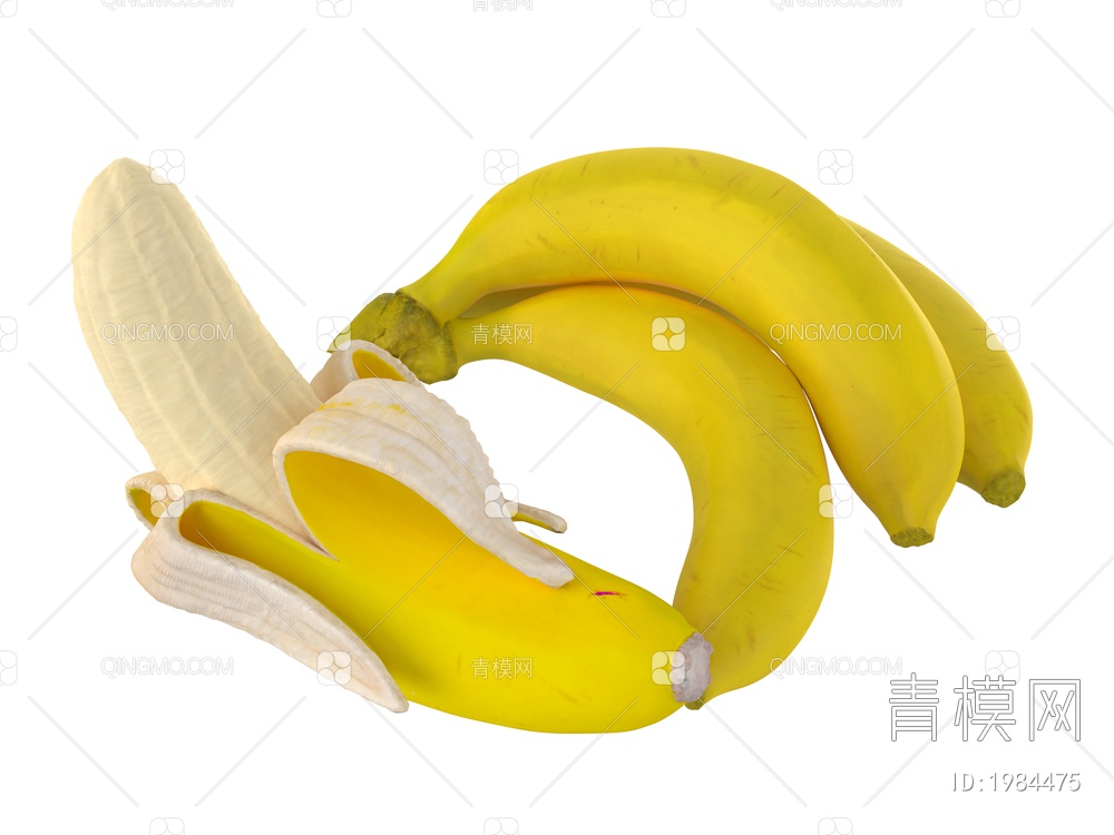 水果 香蕉SU模型下载【ID:1984475】