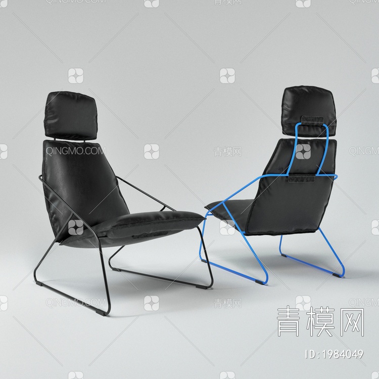 单人沙发3D模型下载【ID:1984049】