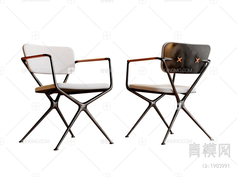 餐椅3D模型下载【ID:1983991】