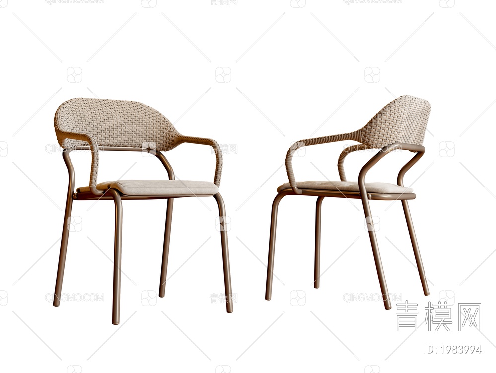 餐椅3D模型下载【ID:1983994】