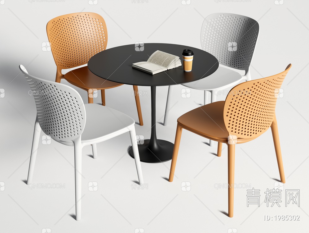 休闲桌椅 洽谈桌椅 户外桌椅3D模型下载【ID:1985302】