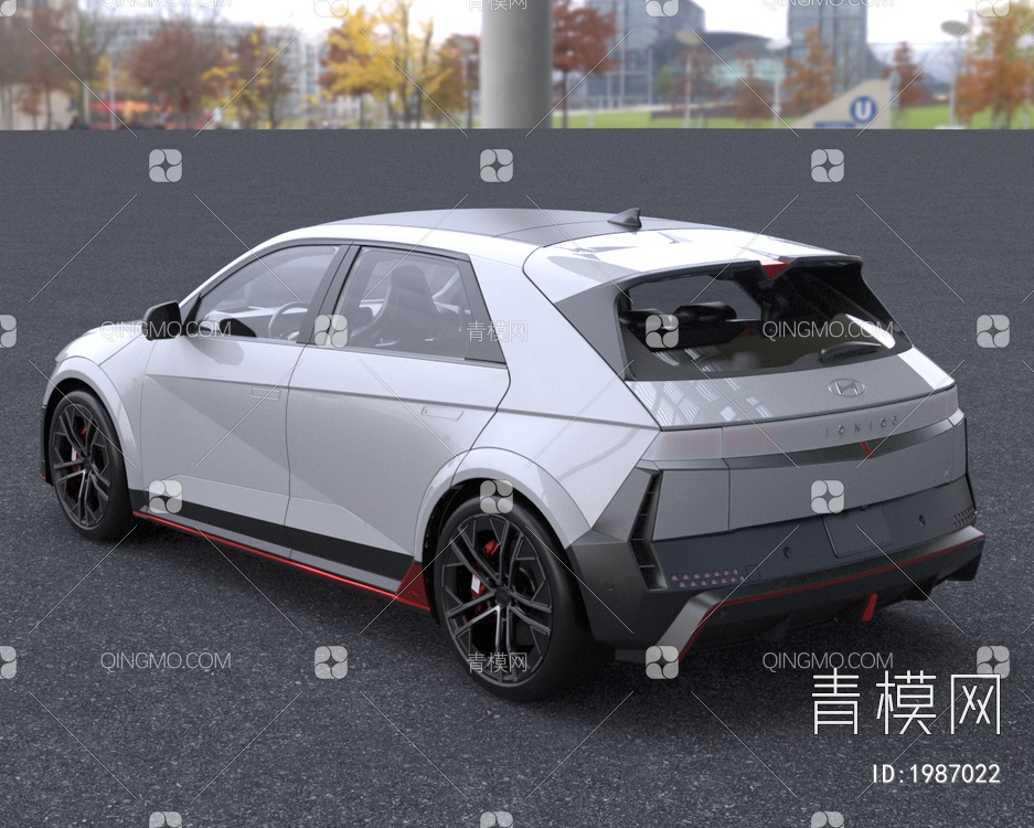 2023款IONIQ5N新能源汽车3D模型下载【ID:1987022】