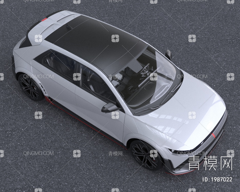 2023款IONIQ5N新能源汽车3D模型下载【ID:1987022】