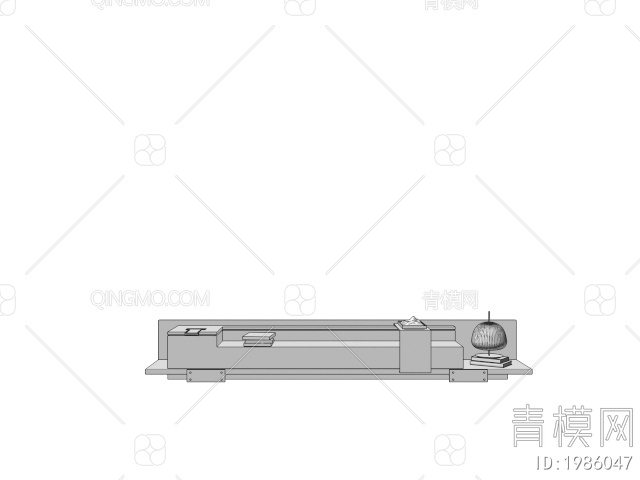 景观座椅 庭院座椅 户外公共长椅3D模型下载【ID:1986047】