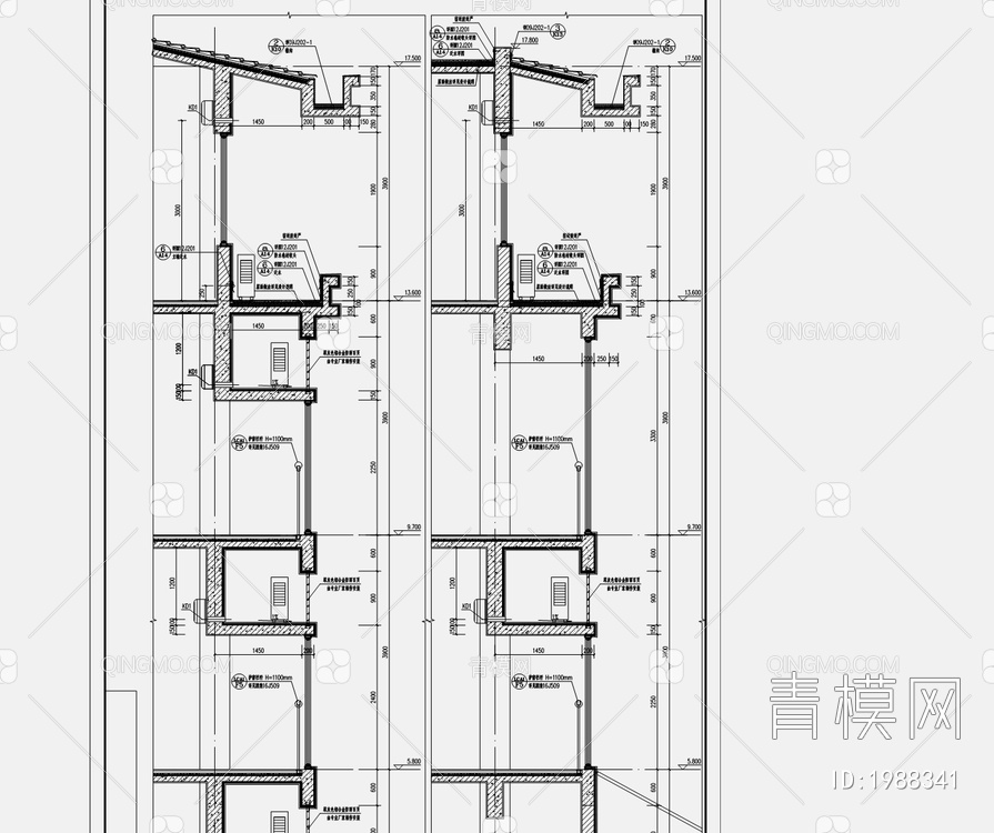 41X24M3200平综合楼施工图【ID:1988341】