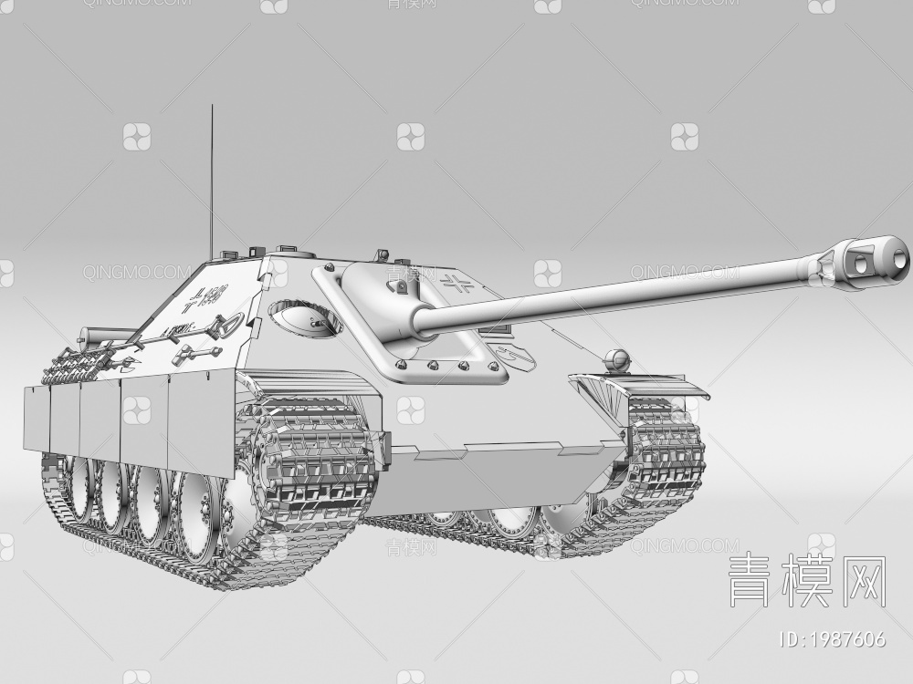 坦克3D模型下载【ID:1987606】
