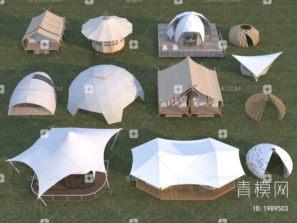 露营帐篷3D模型下载【ID:1989503】