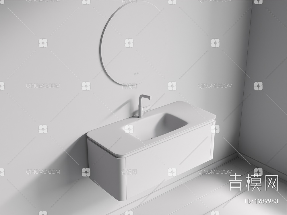 浴室柜3D模型下载【ID:1989983】