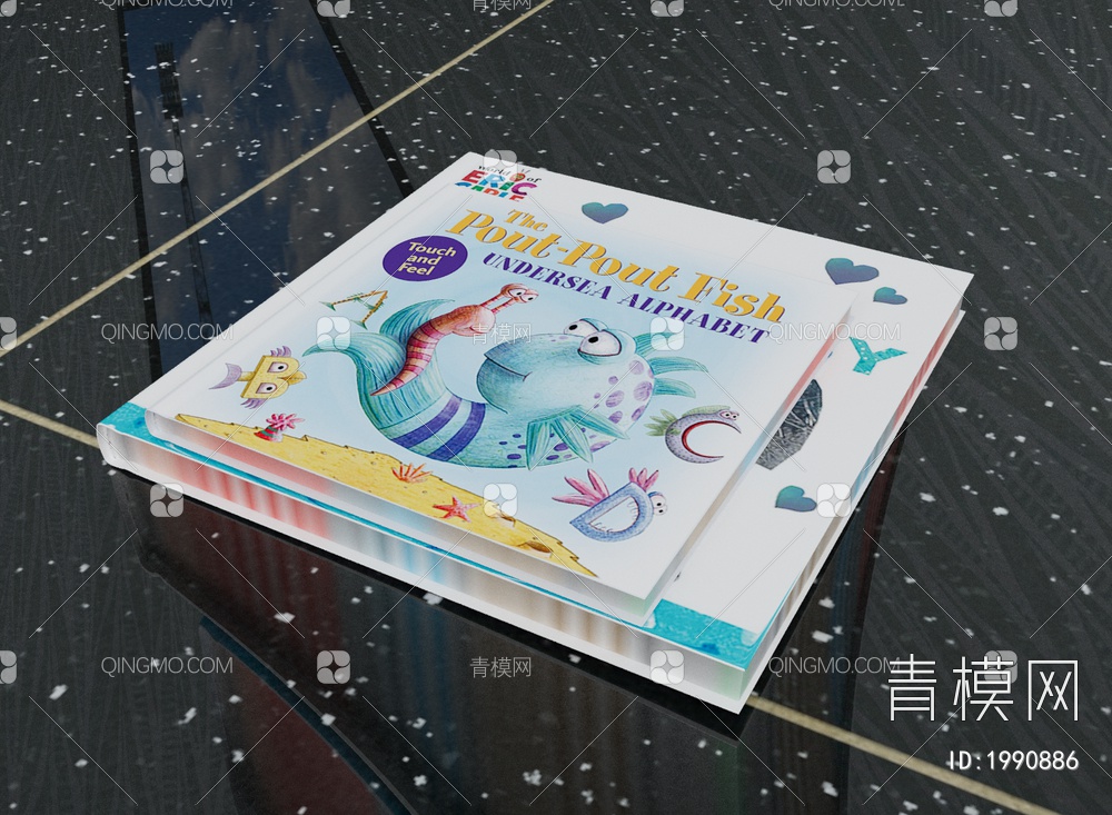 书籍，英语书本，儿童读物3D模型下载【ID:1990886】