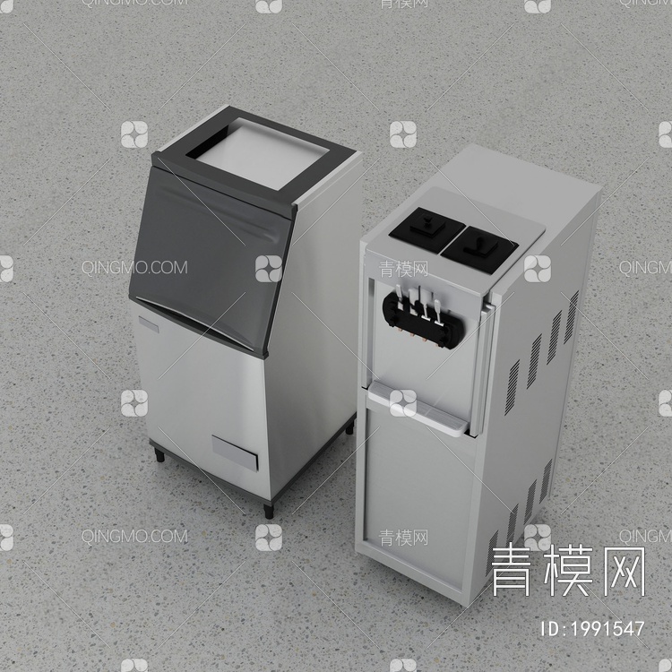 冰淇淋机 制冰机3D模型下载【ID:1991547】