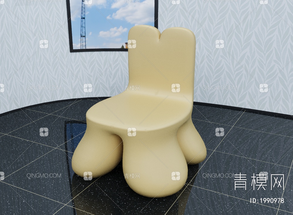 儿童小板凳3D模型下载【ID:1990978】