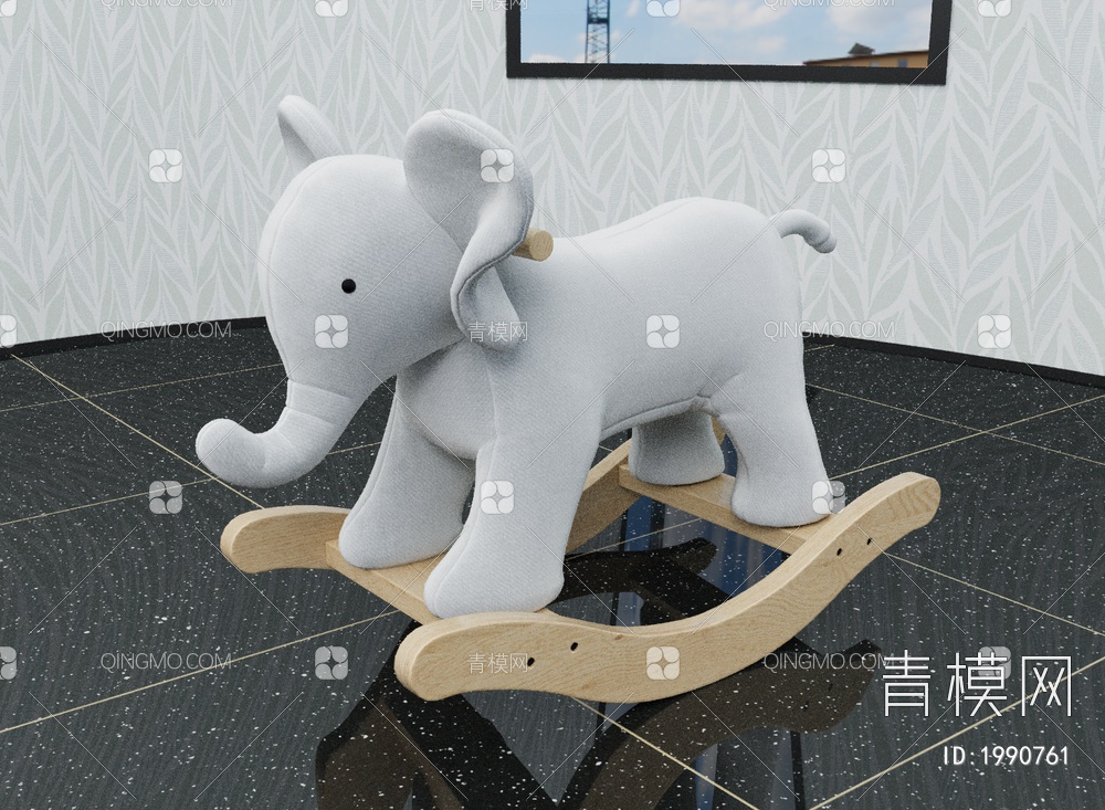 大象儿童椅3D模型下载【ID:1990761】