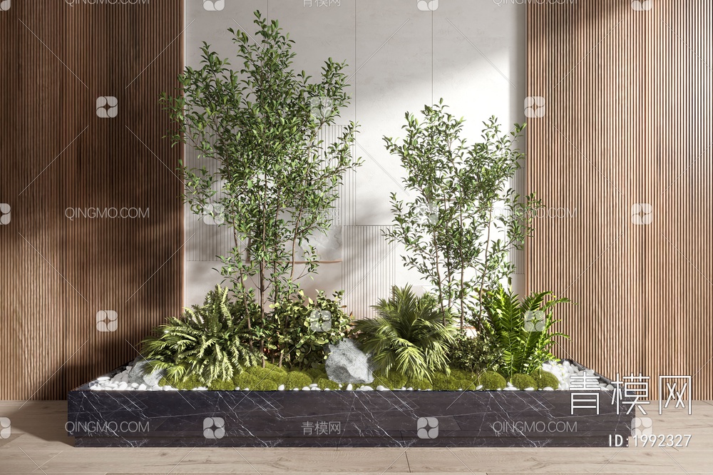 植物景观小品3D模型下载【ID:1992327】