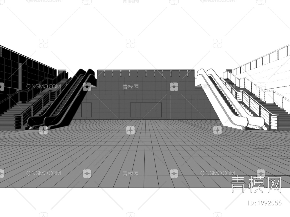 楼梯_扶梯3D模型下载【ID:1992056】