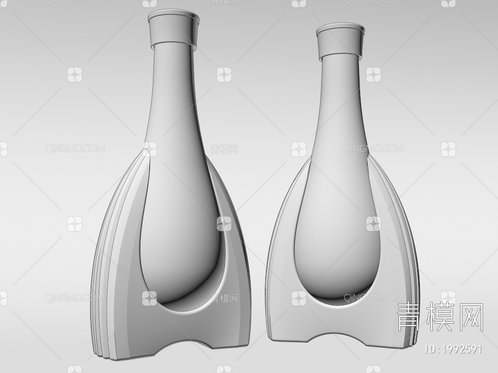 酒瓶3D模型下载【ID:1992591】