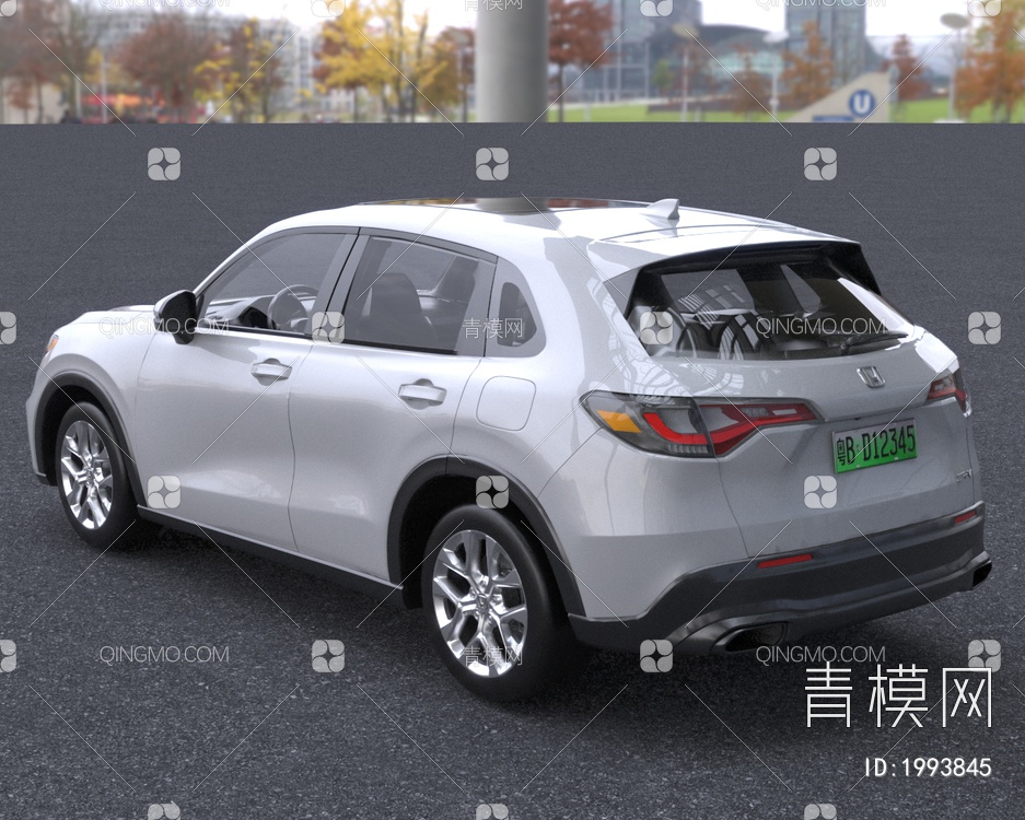 2024款广汽本田ZRV致在汽车紧凑型SUV3D模型下载【ID:1993845】