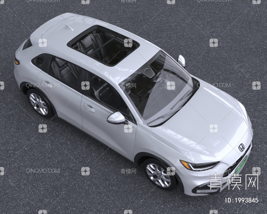 2024款广汽本田ZRV致在汽车紧凑型SUV3D模型下载【ID:1993845】