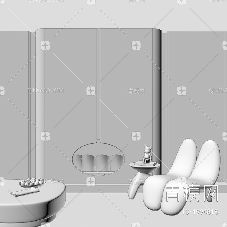 极简，电子壁炉3D模型下载【ID:1990815】