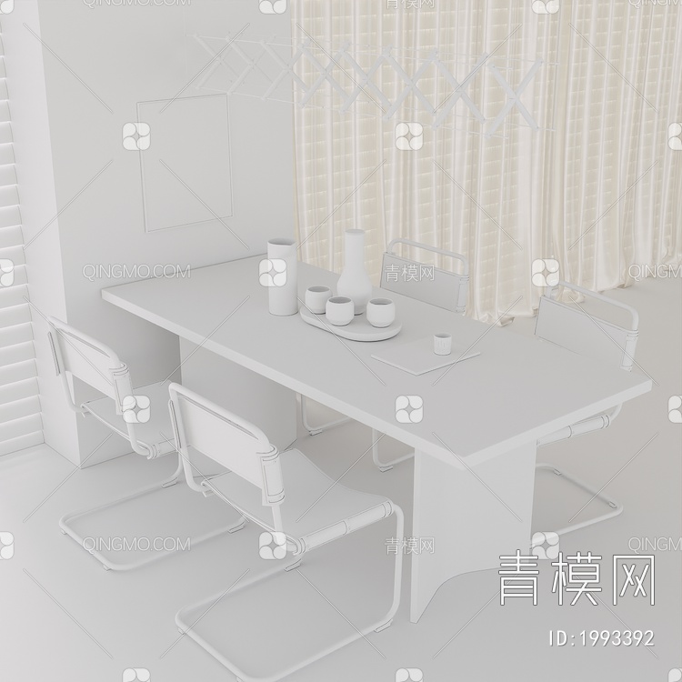 餐厅3D模型下载【ID:1993392】