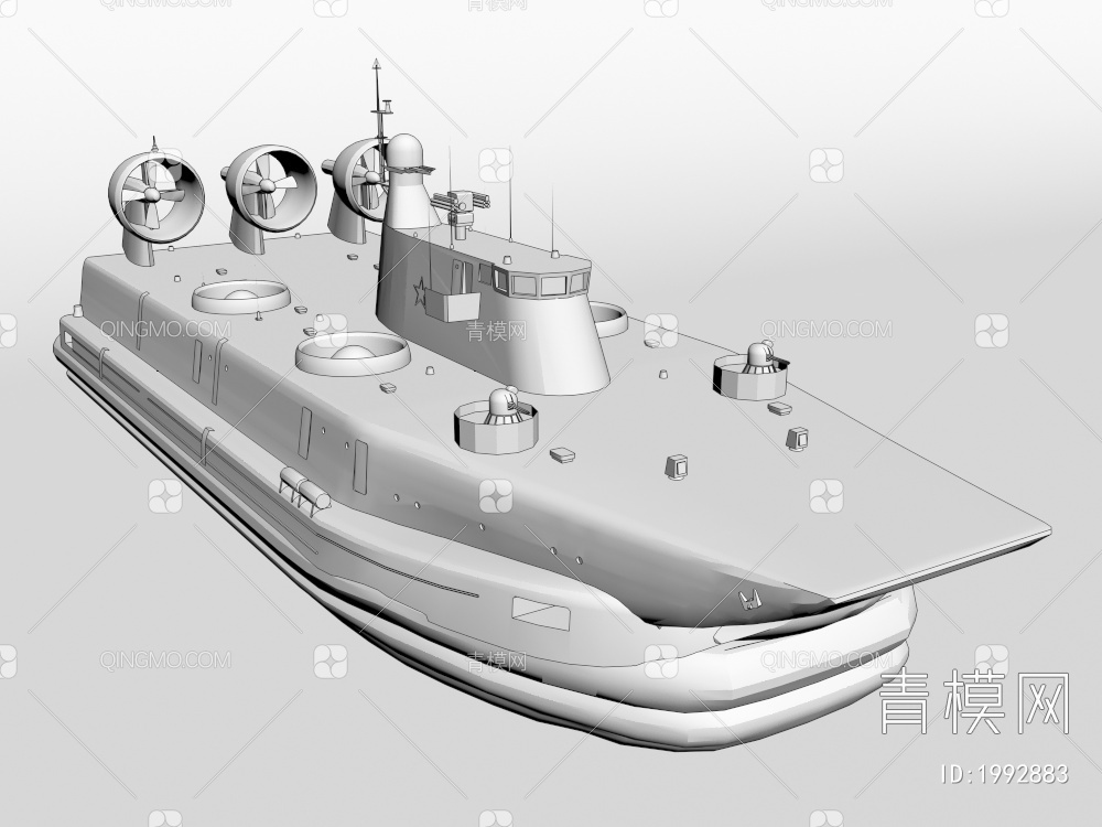 军舰3D模型下载【ID:1992883】