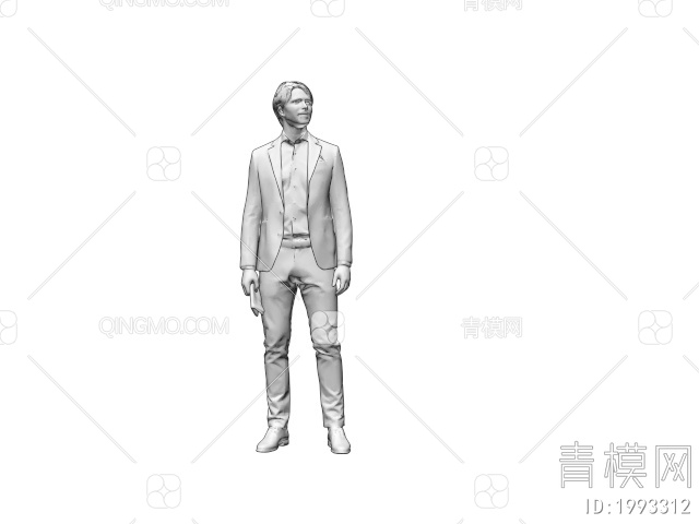人物 男士人物3D模型下载【ID:1993312】