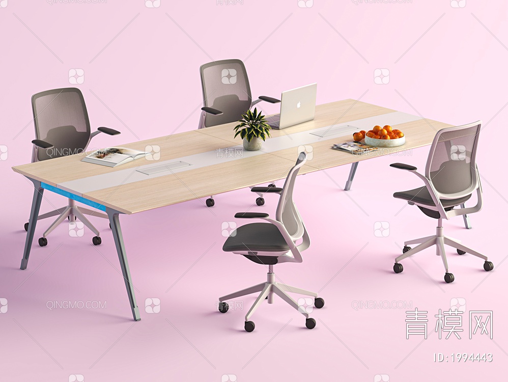 办公桌椅，办公桌，办公椅，会议桌3D模型下载【ID:1994443】