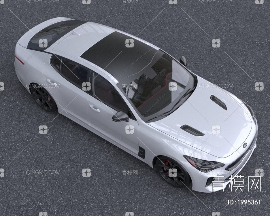 2020款起亚进口斯汀格汽车3D模型下载【ID:1995361】