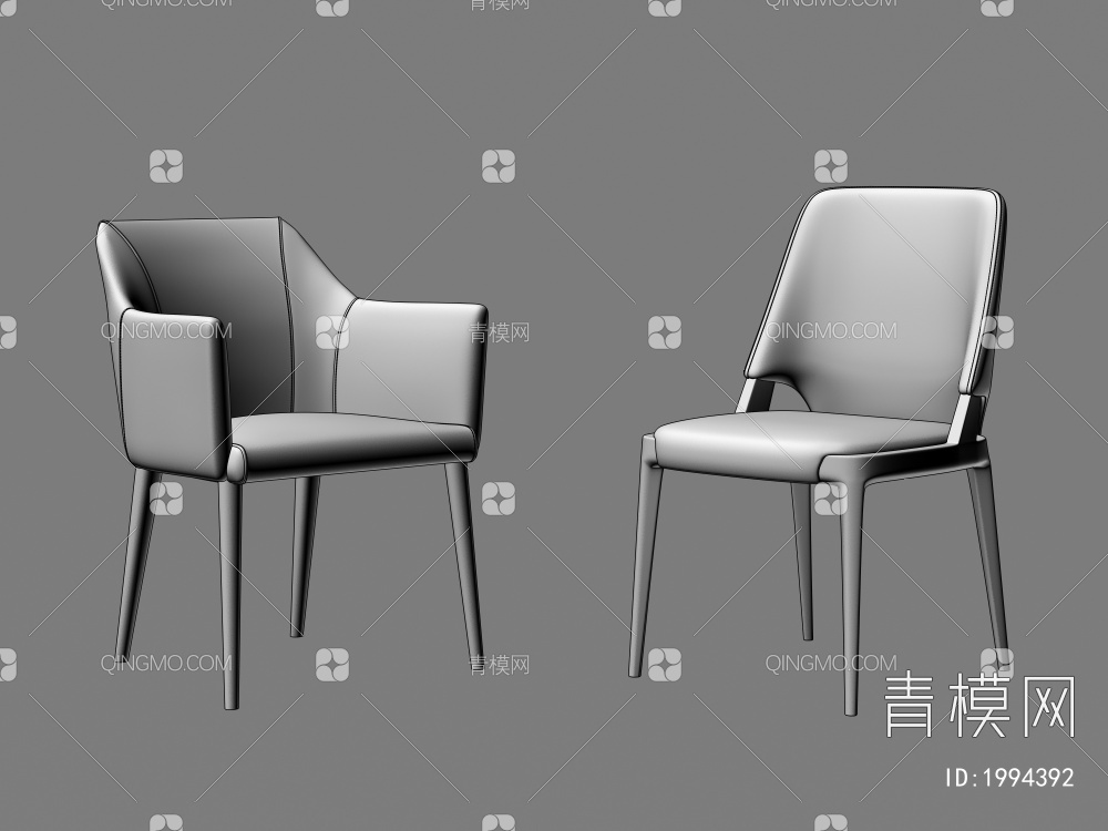 休闲椅3D模型下载【ID:1994392】