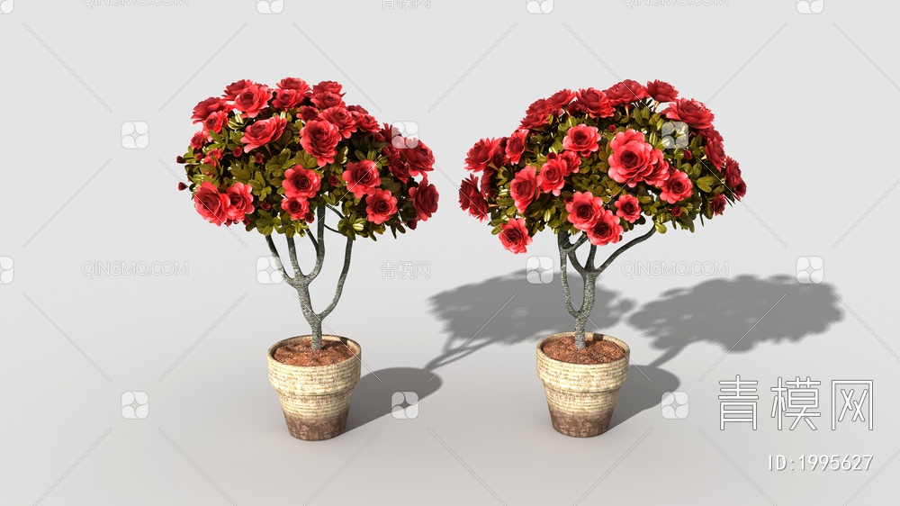 盆栽3D模型下载【ID:1995627】