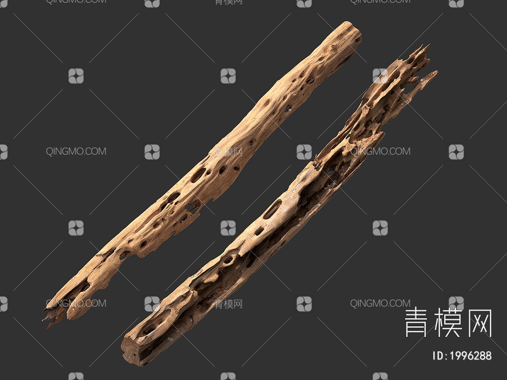 木头 树杆 木材 木柴 木棍3D模型下载【ID:1996288】
