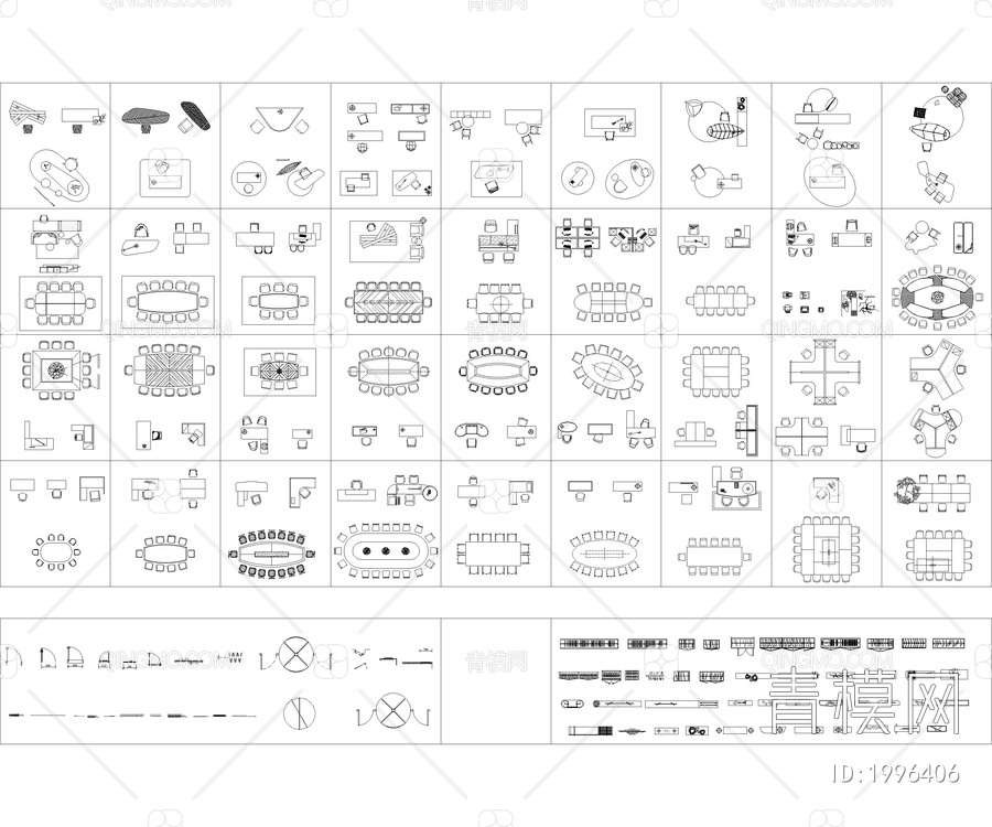 精选顶级家具CAD图库最新合集【ID:1996406】