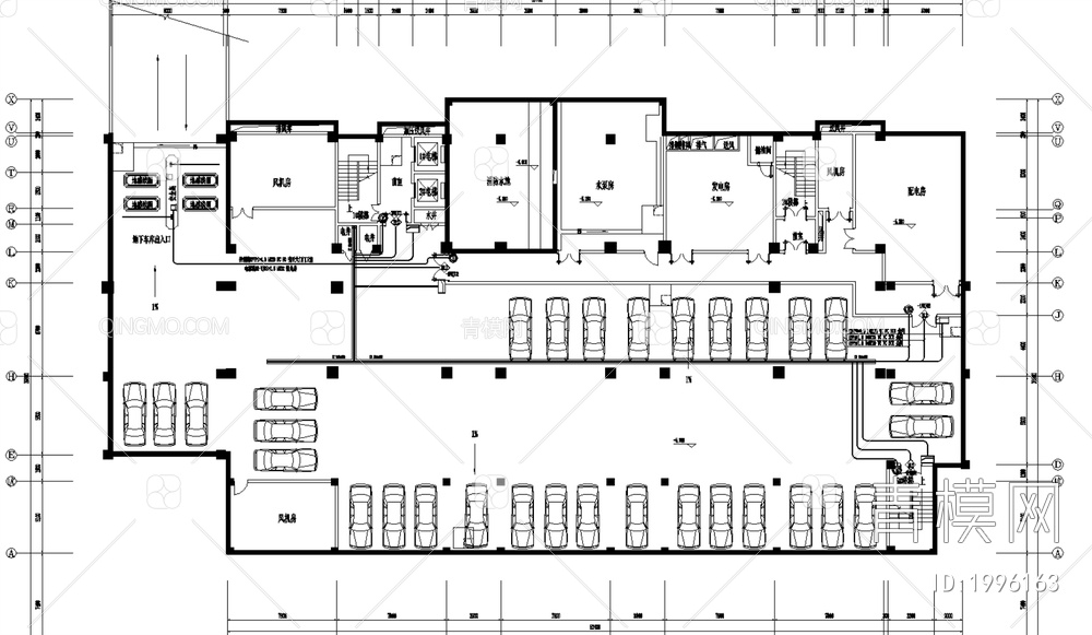 办公楼弱电智能cad图【ID:1996163】