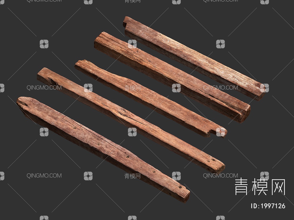 木板 木头 木材SU模型下载【ID:1997126】