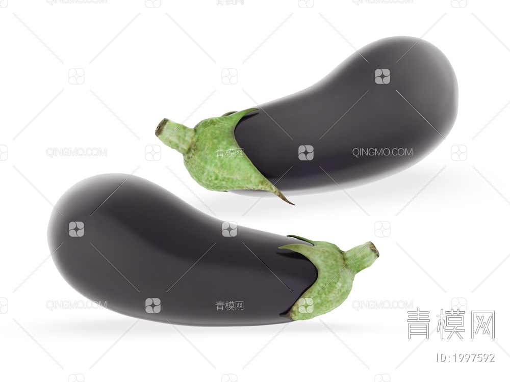 蔬菜 茄子SU模型下载【ID:1997592】