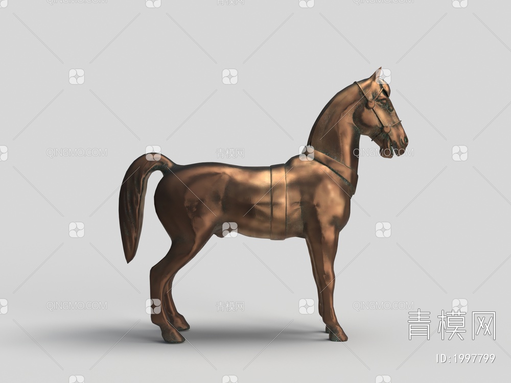 马 雕塑3D模型下载【ID:1997799】